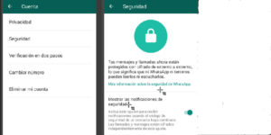 Ajustes seguridad WhatsApp